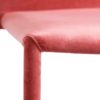 105339 Silla de diseño moderno tapizada en terciopelo rosa - Imagen 2