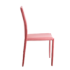 105339 Silla de diseño moderno tapizada en terciopelo rosa - Imagen 4