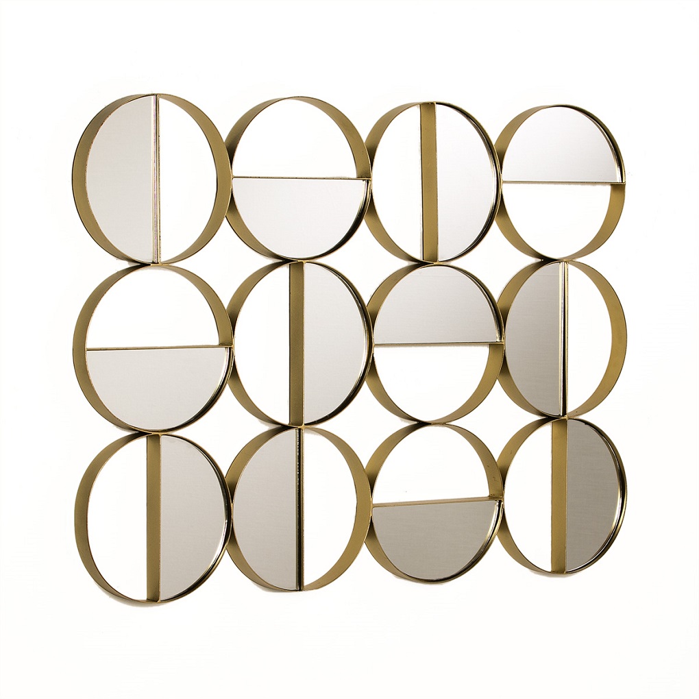 20 piezas tira superficie de espejo muro dorado acrílico decorativo Espejo  Pegatina para casa adorno, Moda de Mujer