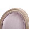 800021 Silla de diseño clásico vintage madera y terciopelo rosa - Imagen 5