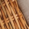121414 Sillón de diseño rattán marrón con cojines - Imagen 5