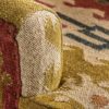 26288 Sillón de diseño étnico vintage SVETA tela estampada con tachuelas y patas de madera - Imagen 3