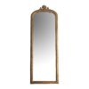 26943 Espejo de pie de diseño vintage 200 madera acabado oro envejecido - Imagen 4