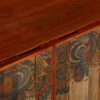 105547 Aparador de diseño étnico 177 madera con dibujos en tonos verde y rojo - Imagen 3