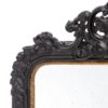 151533 Espejo de diseño clásico 158 madera negro y dorado con desgastes - Imagen 2