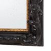 151533 Espejo de diseño clásico 158 madera negro y dorado con desgastes - Imagen 3