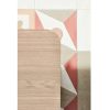 Mesa centro diseño rectangular nórdica minimalista madera natural 4