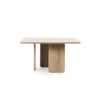 13645_TE Mesa de comedor ARQ de diseño nórdico 137 madera - Imagen 5