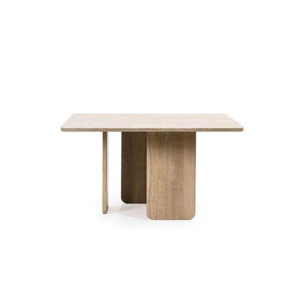 13645_TE Mesa de comedor ARQ de diseño nórdico 137 madera