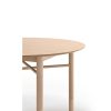 Mesa comedor redonda diseño nórdica minimalista madera natural 5