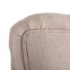 121789 Sillón butaca de diseño nórdico patas de madera y tela color topo - Imagen 3