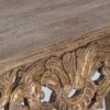 28143 Consola de diseño vintage MAYEN 123 madera con tallas colores natural y oro - Imagen 2