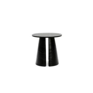 Mesa auxiliar diseño nórdica minimalista madera negro (3)