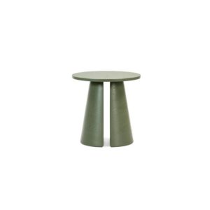 Mesa auxiliar diseño nórdica minimalista madera verde (1)