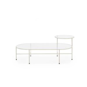 Mesa centro diseño minimalista blanca (2)