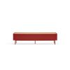 Mueble TV diseño moderno nórdico minimalista burdeos 1