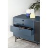 Mueble aparador diseño moderno industrial azul y negro 3