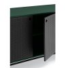 Mueble aparador diseño moderno industrial verde y negro 5