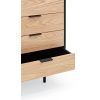 Mueble aparador diseño moderno minimalista negro 5