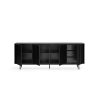 Mueble aparador diseño moderno minimalista negro 6