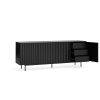 Mueble aparador diseño moderno minimalista negro 7