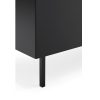 Mueble aparador diseño moderno nórdico minimalista negro 5