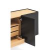 Mueble aparador diseño moderno nórdico minimalista negro 7