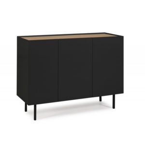Mueble aparador diseño moderno nórdico minimalista 110 negro (1)