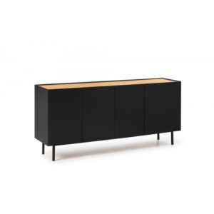 Mueble aparador diseño moderno nórdico minimalista negro (1)