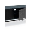 Mueble tv diseño moderno industrial azul y negro 6