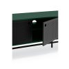 Mueble tv diseño moderno industrial verde y negro 5