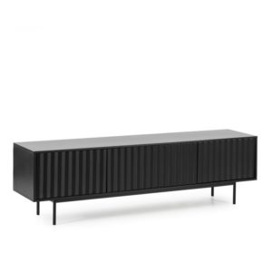 Mueble tv diseño moderno minimalista negro (2)