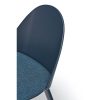 Silla diseño nordico minimalista azul marino 7