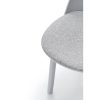 Silla diseño nordico minimalista gris claro 7