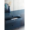 mueble aparador diseño moderno industrial azul y negro 2