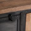 27685 Aparador de diseño industrial TOLGA 180 madera y metal - Imagen 4