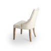 687355 Silla ANTICA II diseño clásico con capitoné madera natural y tapizado blanco - Imagen 6