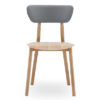 Silla CHIC de diseño clásico en madera de haya y tapizada en diferentes telas - Imagen 2