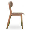 Silla CHIC de diseño clásico en madera de haya y tapizada en diferentes telas - Imagen 4