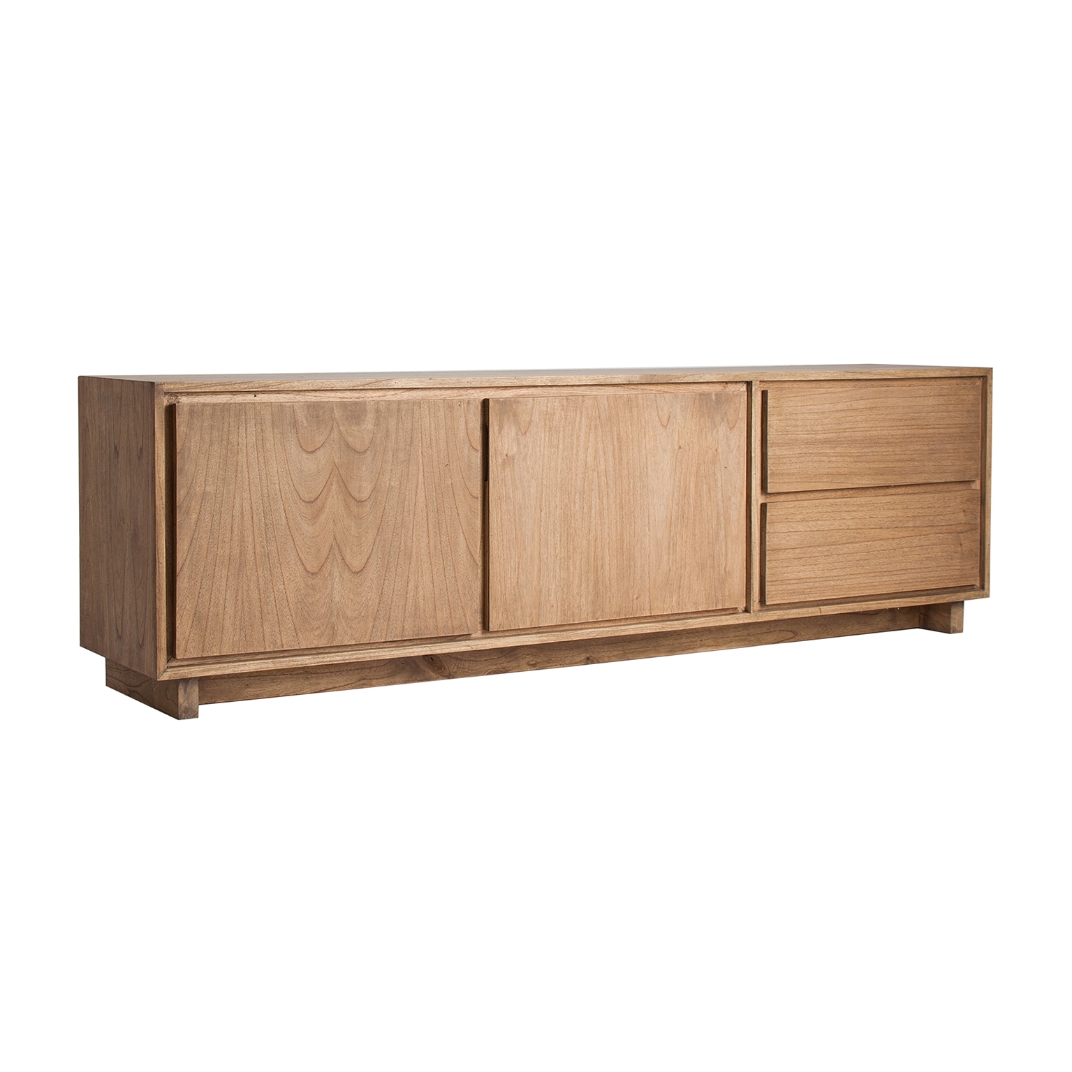 27091 Aparador de diseño nórdico KUOPIO 200 madera color acabado natural - Imagen 3