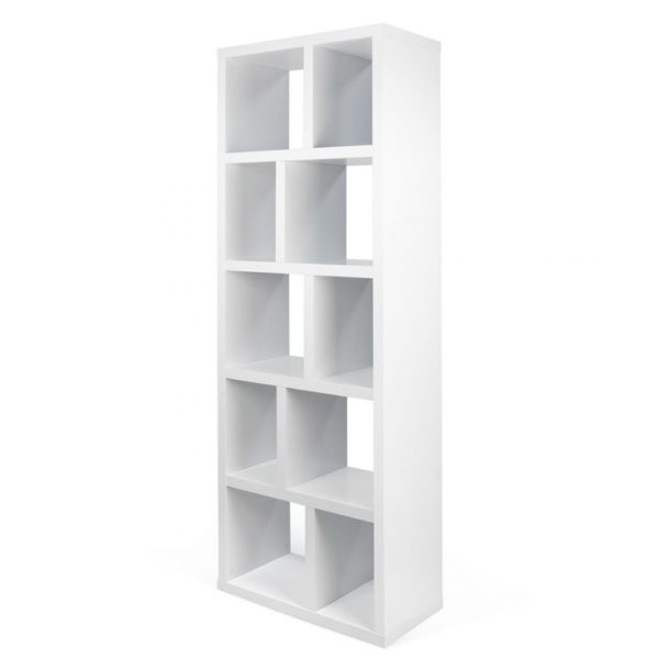 320750 Estantería Berlin 70 de diseño acabado blanco 5 niveles
