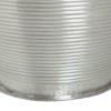 152945 Lámpara de sobremesa de diseño moderno 93 aluminio plata y pantalla cilíndrica - Imagen 2