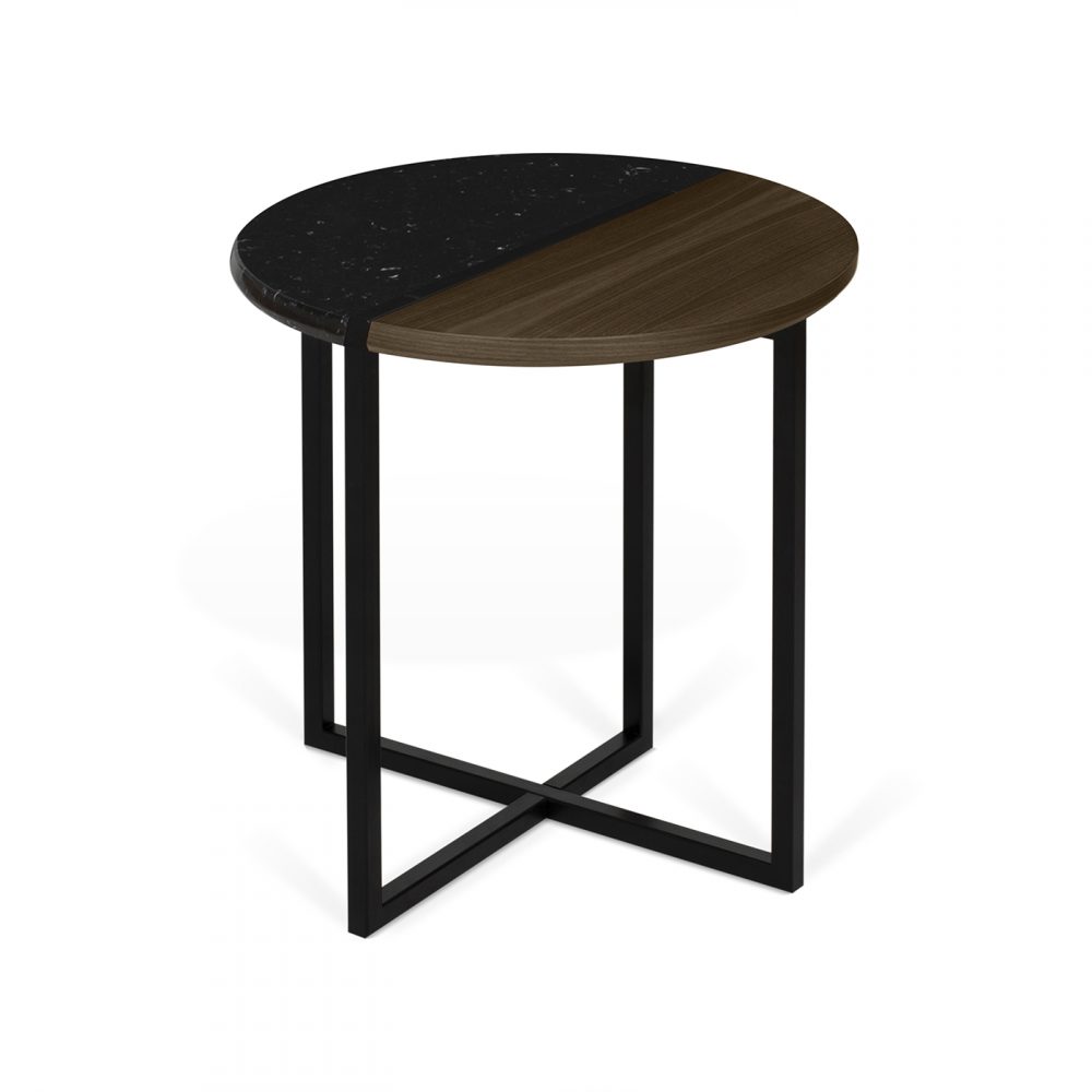 Mesa auxiliar chapa negra - Artikalia - Muebles de diseño