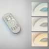 673744 Plafón de techo cuadrado de diseño moderno QUASAR 58 metal blanco mate - Imagen 3
