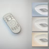 673699 Plafón de techo cuadrado de diseño moderno QUASAR 45 metal blanco mate - Imagen 3