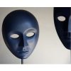 TP320N Set de 2 esculturas máscara de cerámica 46 azul noche mate