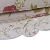 658100 Banco de estilo clásico vintage JULIET flores madera acabado blanco desgastado - Imagen 6