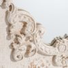 151537 Espejo de diseño provenzal 150 de madera acabado blanco envejecido - Imagen 4