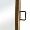 121421 Espejo de diseño ventana 120 de metal acabado oro viejo - Imagen 5