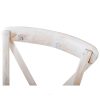 Silla inspiración Thonet madera blanco lavado y canva (3)